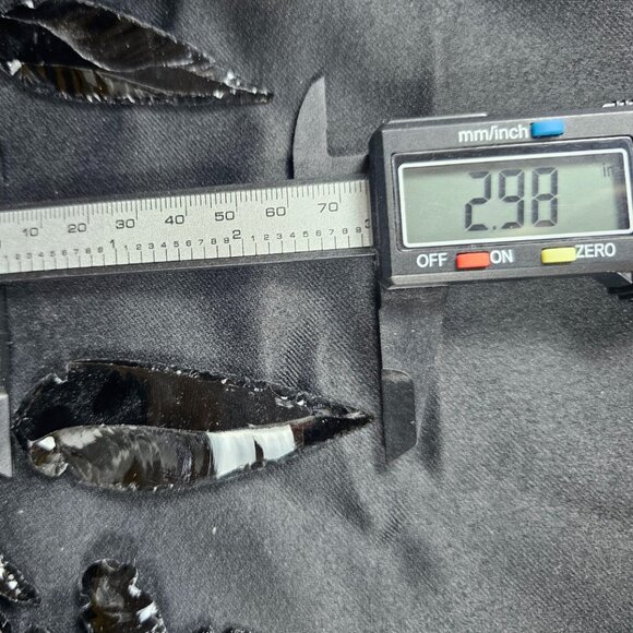 Black Obsidian Arrowhead - Picture 4 of 4